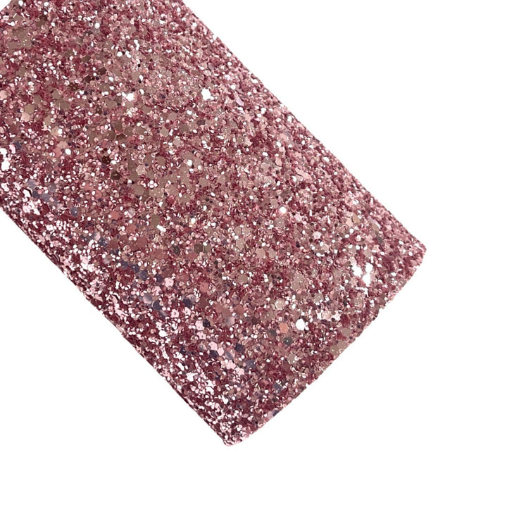 Paillettes épaisses scintillantes rose sombre