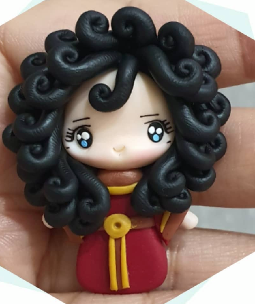 Snake Witch Bow Clay Embellishment