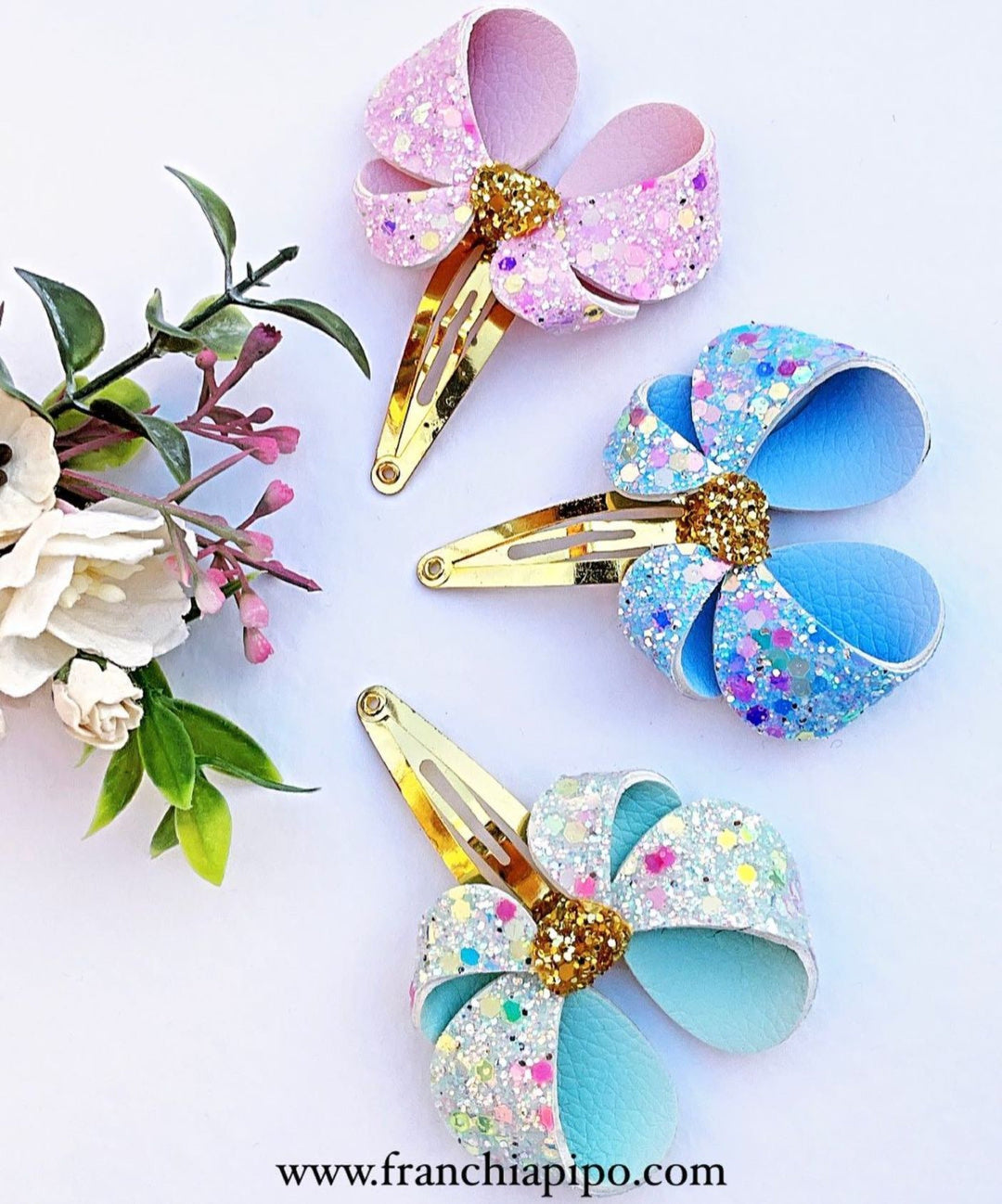 FancyFly Hair Bow Cut and Trace Plastic Template
