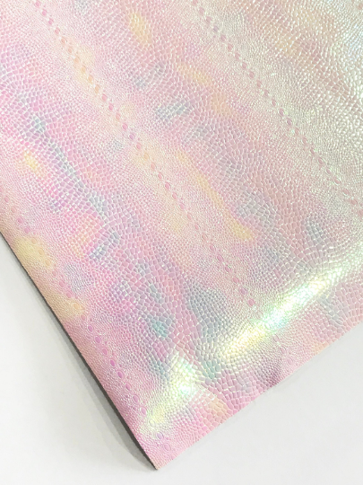 Feuille holographique A4 de changement de couleur de peau de faux animal, épaisseur de 0,8 mm