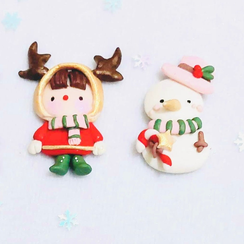Christmas Bow Clays - Enchanted Maker