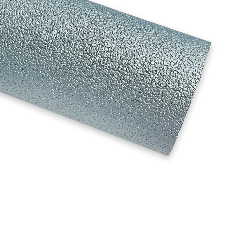 Pastel Blue Glitter Pebble Faux Leather ~ parfait pour la fabrication de boucles d’oreilles bouton