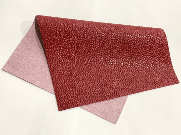 Maroon Faux Leather