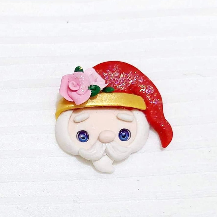 Red Santa Bow Clay from our Enchanted Maker
