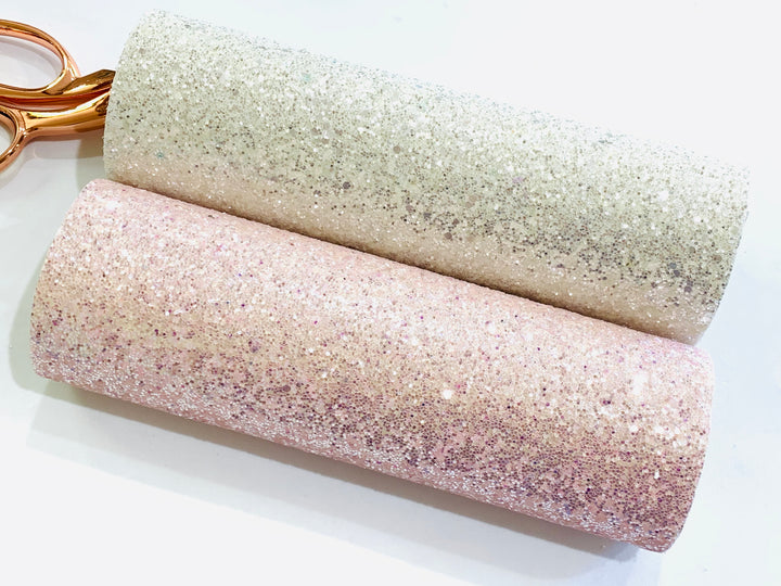 Feuille de tissu à grosses paillettes de poussière de fée rose lilas