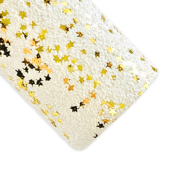 Twinkle Twinkle Little Star Chunky Glitter Fabric Sheet