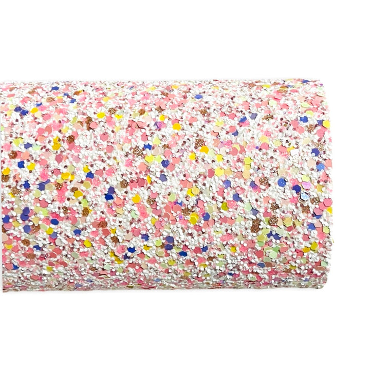 Strawberry Wish Premium Felted Chunky Glitter