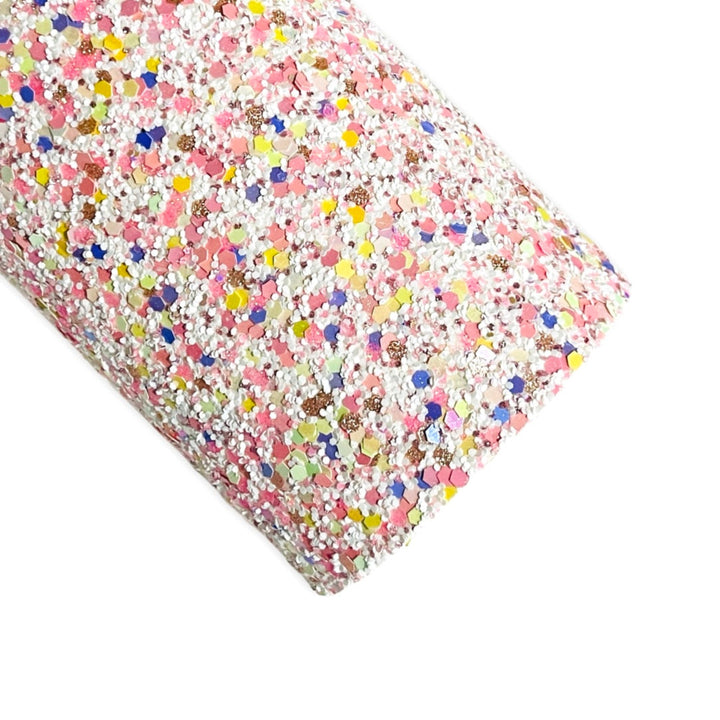 Strawberry Wish Premium Felted Chunky Glitter