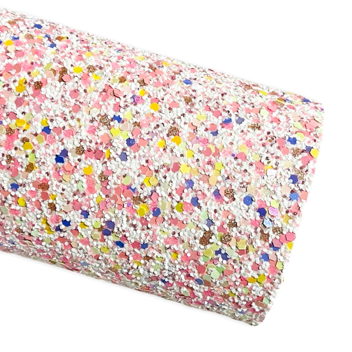 Strawberry Wish Premium Felted Chunky Glitter