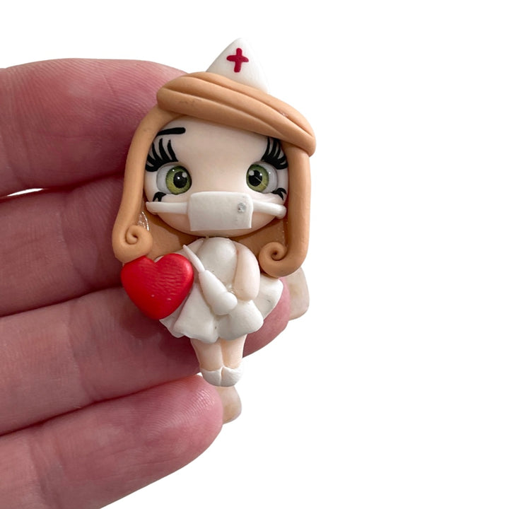 Medical Nurse Bow Clay