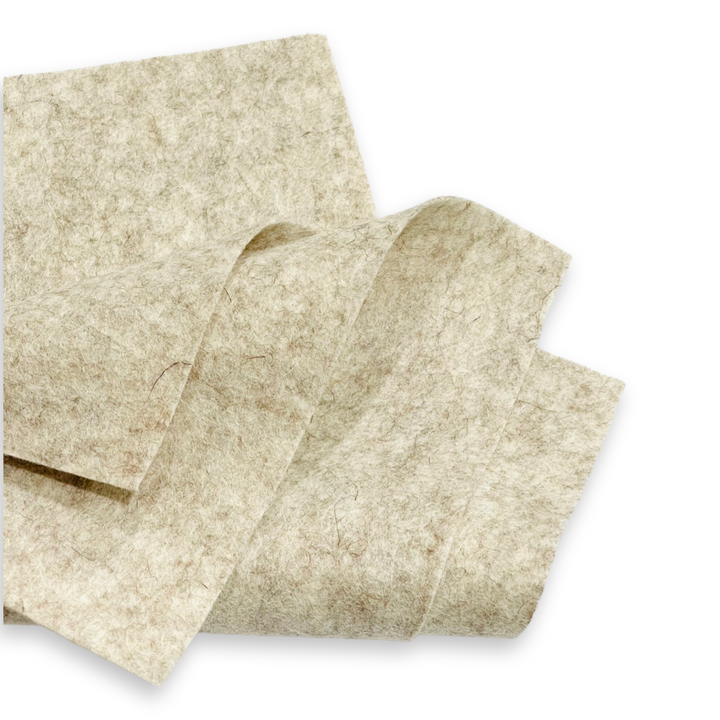 1mm Merino Wool Felt - Heather Beige G-0
