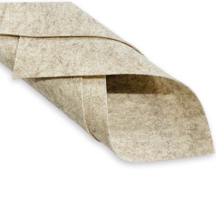1mm Merino Wool Felt - Heather Beige G-0