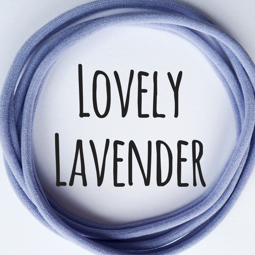 LOVELY LAVENDER DAINTIES - Bandeaux super doux de Nylon Headbands UK