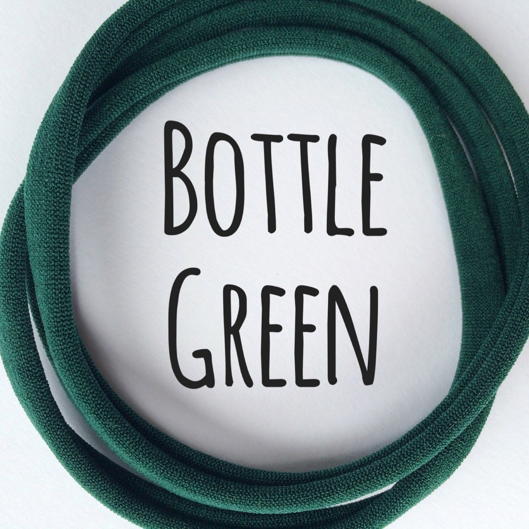 BOTTLE GREEN Dainties Bandeaux super doux de Nylon Headbands UK