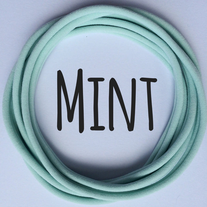 MINT Dainties Super soft headbands from Nylon Headbands UK