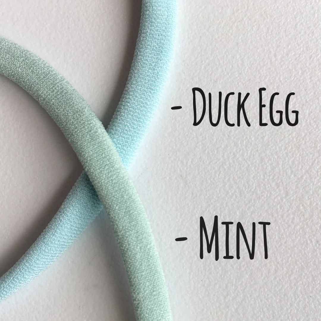MINT Dainties Super soft headbands from Nylon Headbands UK
