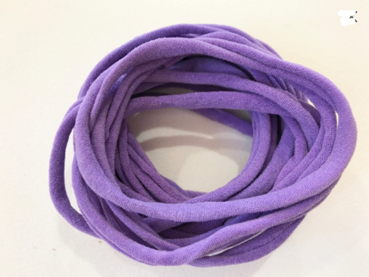 PURPLE Nylon Headbands, Soft Nylon Bands, Baby Headbands, DIY Bows, Hair Bow Supplies, DIY Supplies, One Size Fits Most Headbands