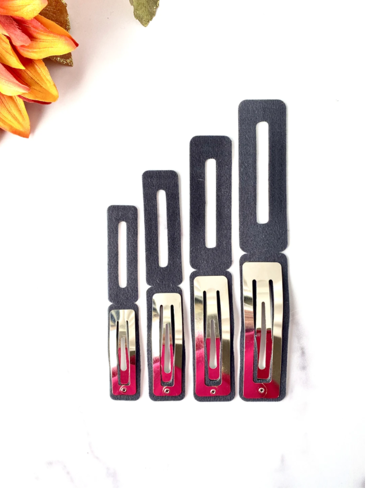 Matrice de règle en acier rectangulaire à clip quadruple, 4 tailles