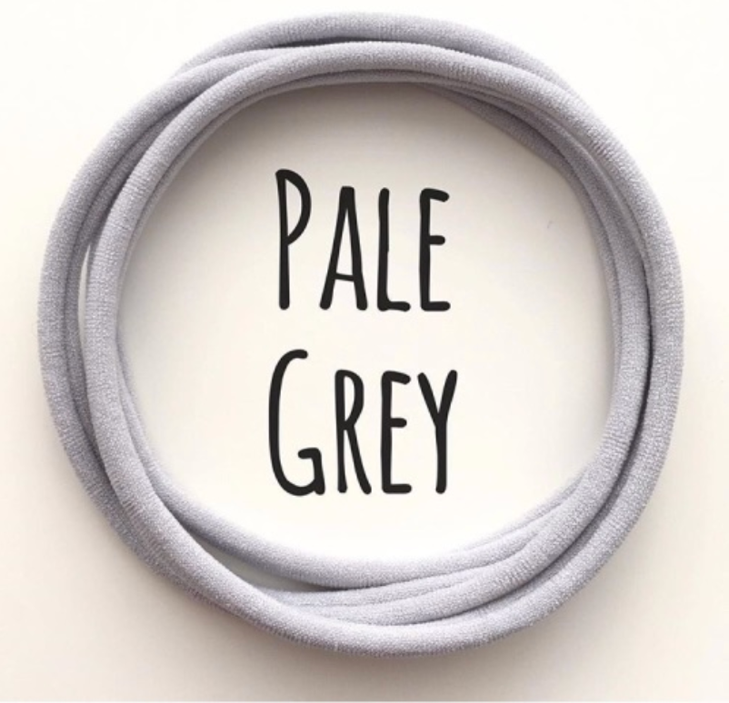 PALE GREY DAINTIES Dainties Bandeaux super doux de Nylon Headbands UK