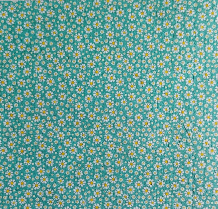 Tissue Napkin Sheet for Decoupage - White Daisies