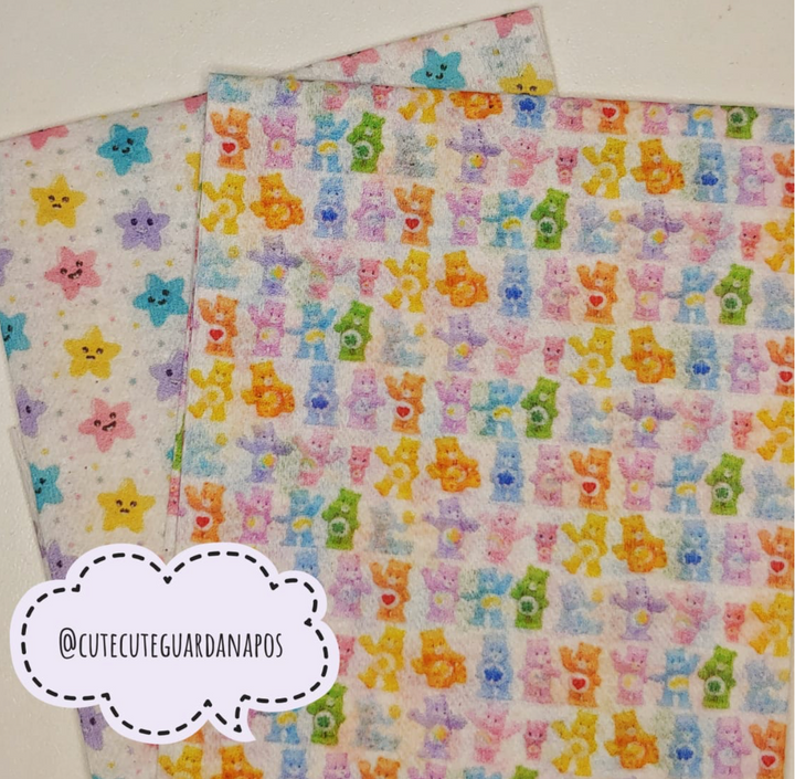 Tissue Napkin Sheet for Decoupage - Rainbow Bears