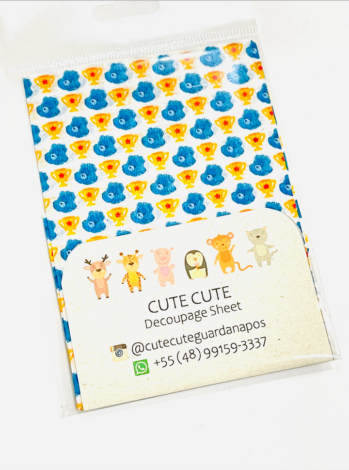 Tissue Napkin Sheet for Decoupage -  Champ Bear
