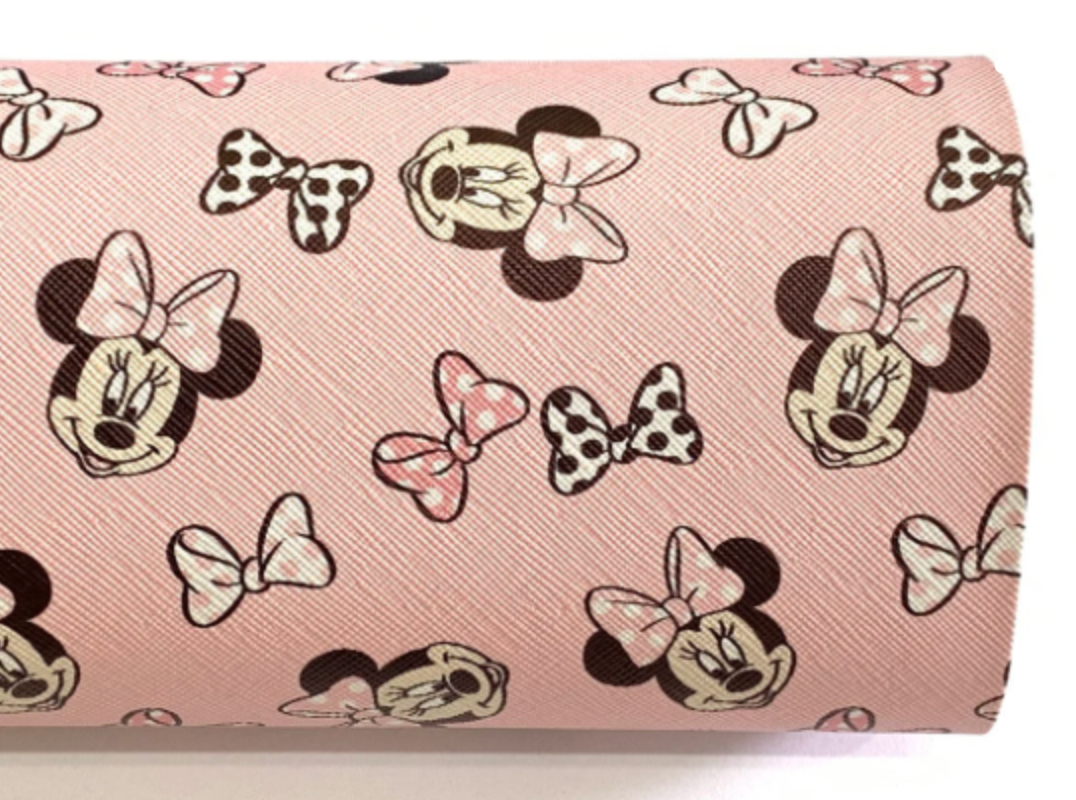 Miss Mouse Faux Leatherette Sheet