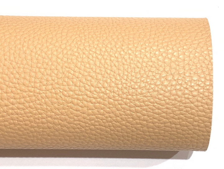 Pale Tan Faux Leatherette A4 Sheet 1.0mm Litchi Print Leatherette