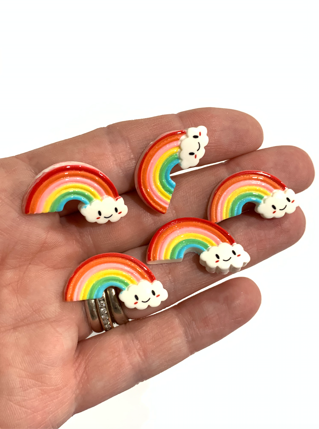 Red Rainbow Resins x 5