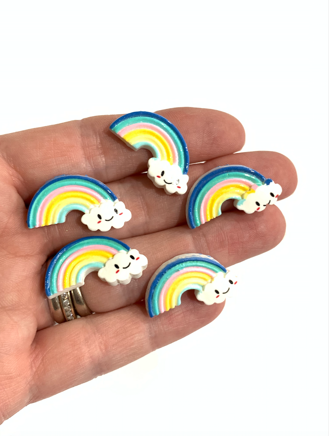 Blue Rainbow Resins x 5