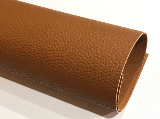 Caramel Brown Faux Leatherette