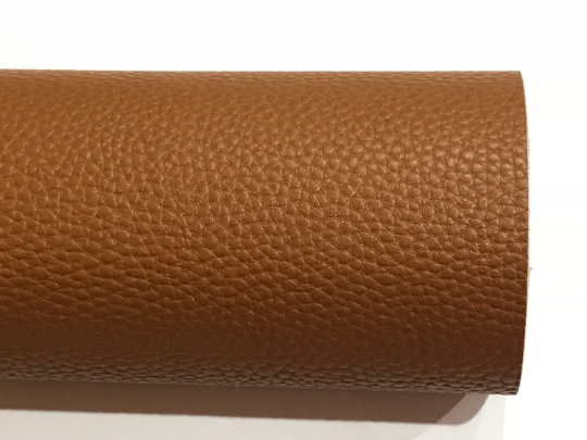Caramel Brown Faux Leatherette