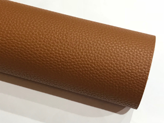Caramel Brown Faux Leatherette
