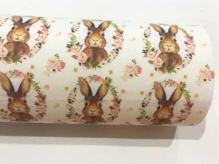 Some Bunny Loves Me 2" Feuilles de tissu en feutre de laine de coton