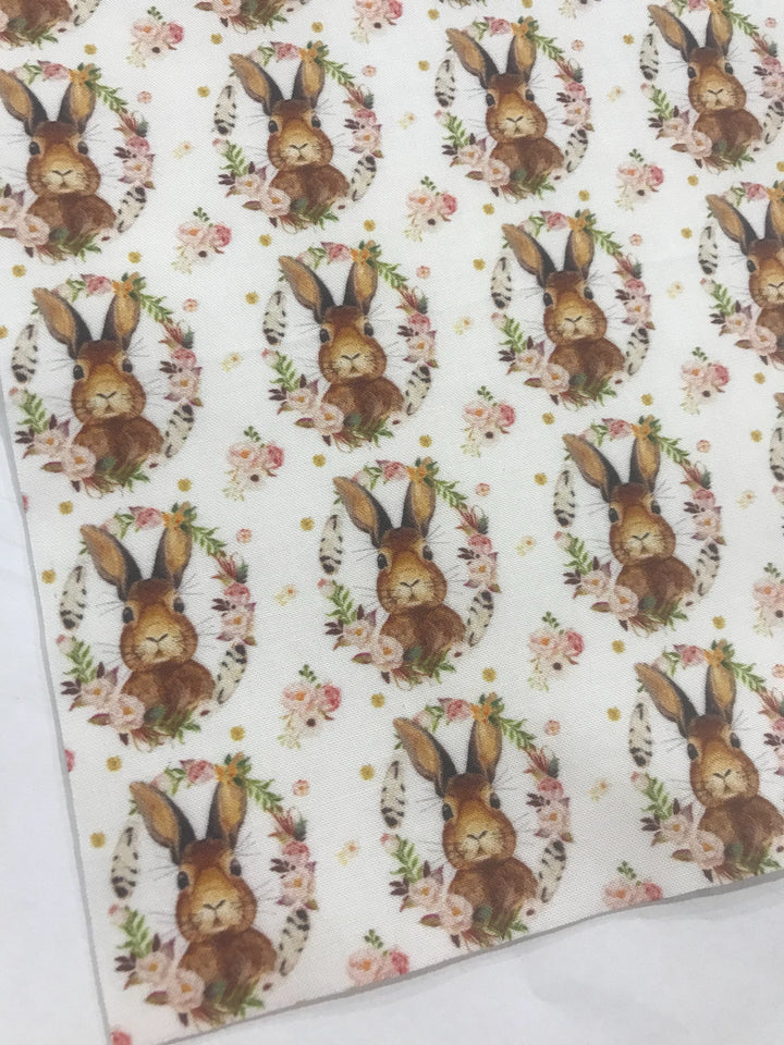 Some Bunny Loves Me 2" Feuilles de tissu en feutre de laine de coton