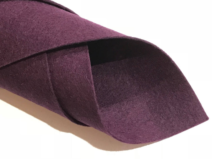 1mm Plum Merino Wool Felt 8 x 11"  Sheet - No. 71