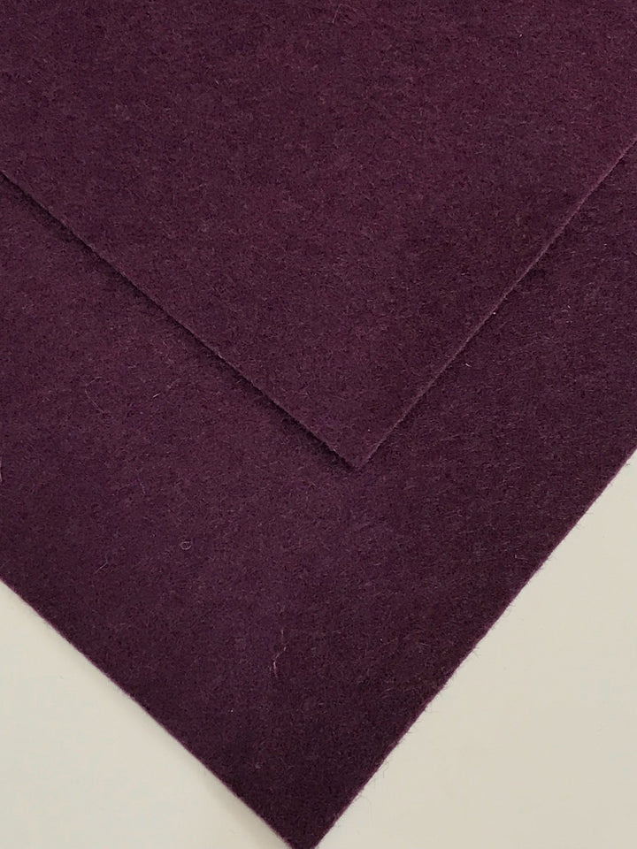 1mm Plum Merino Wool Felt 8 x 11"  Sheet - No. 71