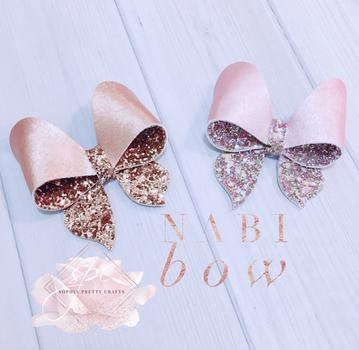 Sophia Nabi Bow - Trace and Cut Plastic Template