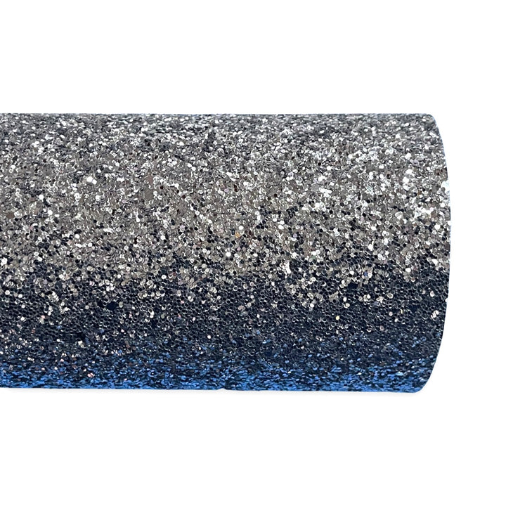 Gunmetal Glitter Leather