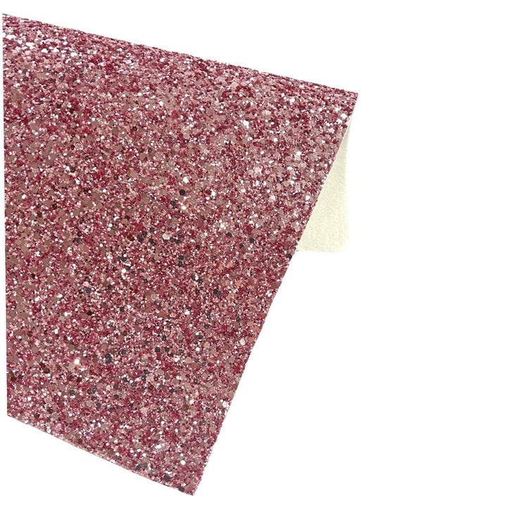 Paillettes épaisses scintillantes rose sombre