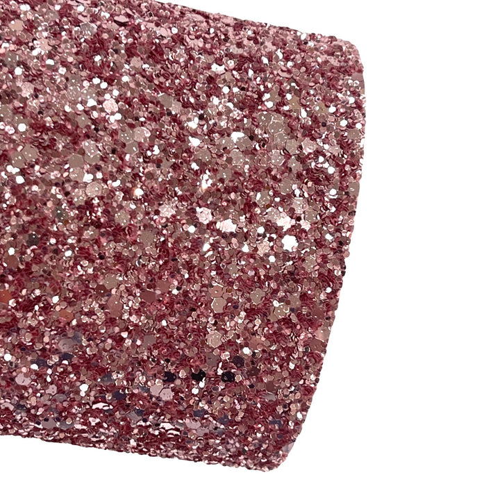 Paillettes épaisses scintillantes rose sombre