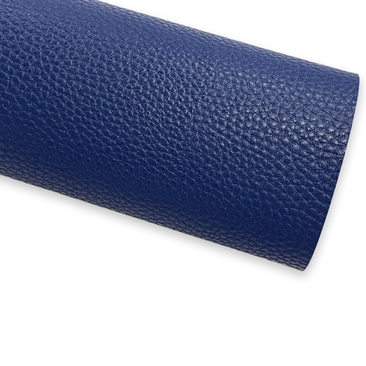 Navy Blue Faux Leatherette Sheet