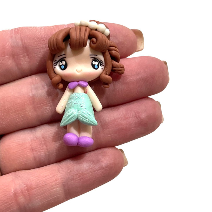 Mermaid Dress-up Bow Clay