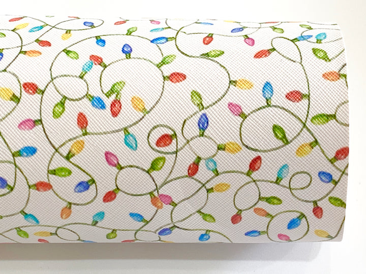 Feuilles de similicuir en similicuir pour lumières de fête