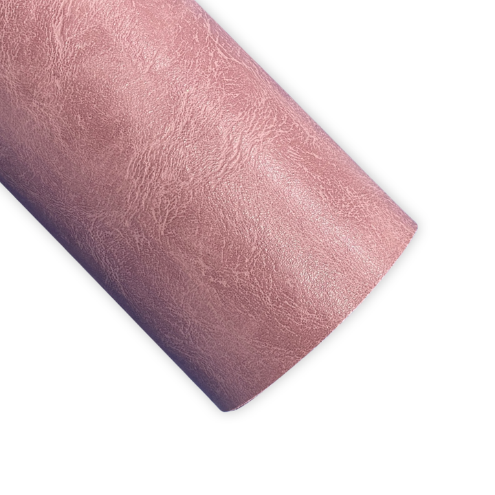 Mauve Distressed Faux Leatherette