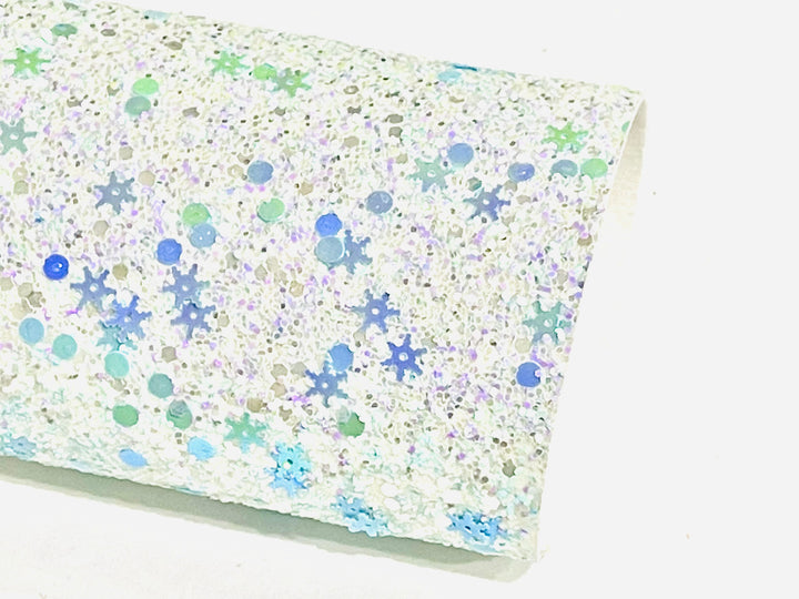 Snow Fall Snowflake Glitter Sheet
