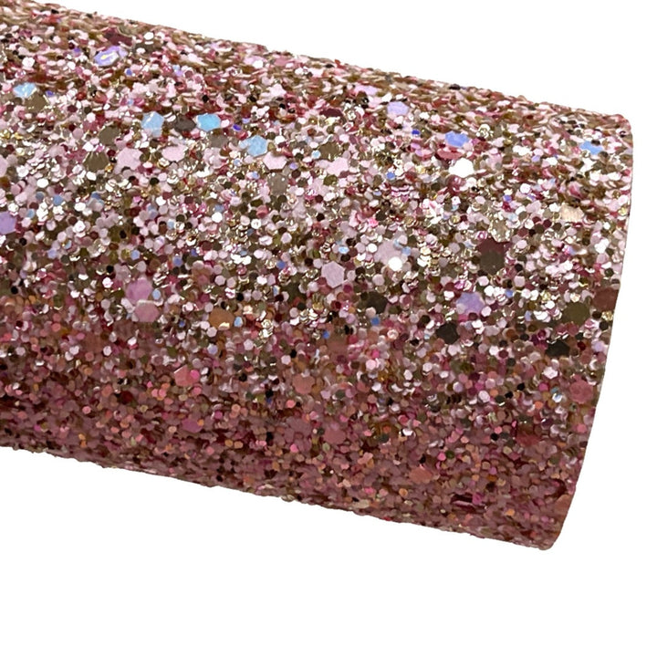 Madly Soft Pinks and Rose Gold Chunky Glitter