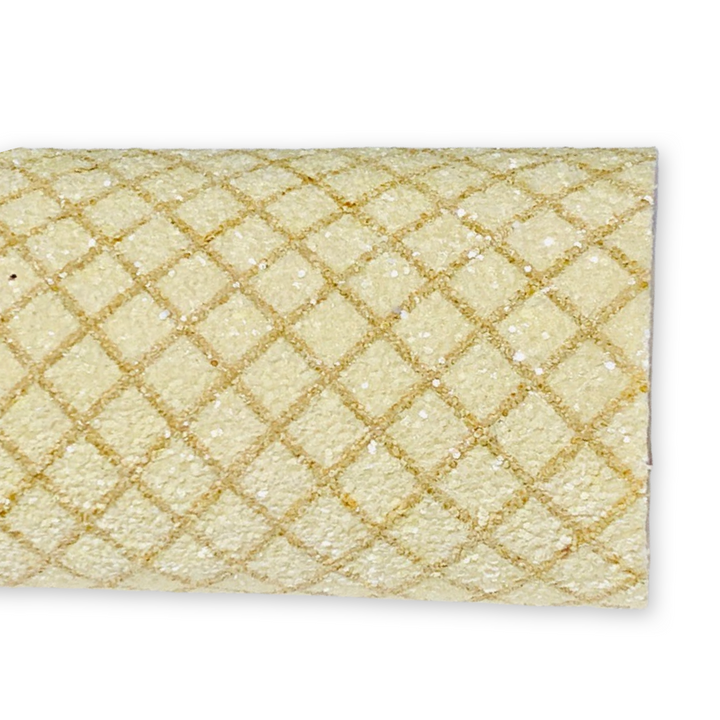 Feuille de tissu en toile à paillettes épaisses, cône gaufré à la crème glacée