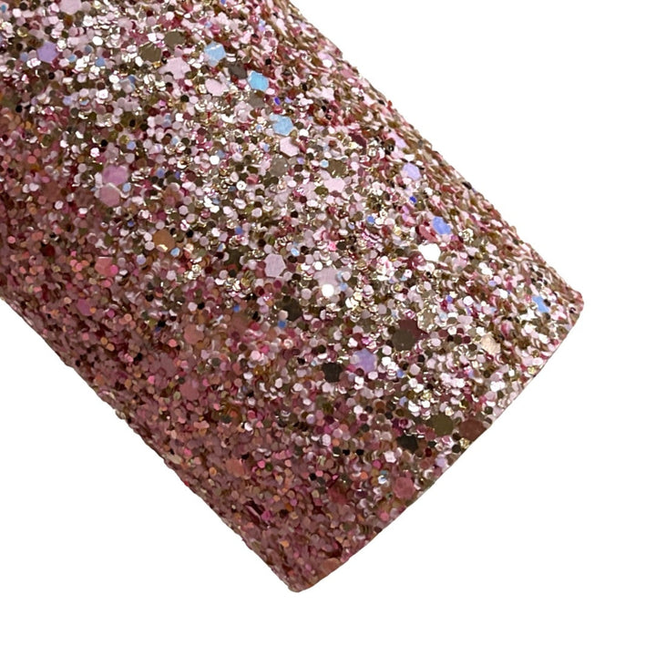 Madly Soft Pinks and Rose Gold Chunky Glitter