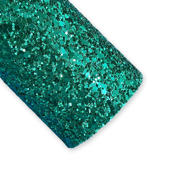 Jade Green Chunky Glitter - A5 sheet (last of stock)